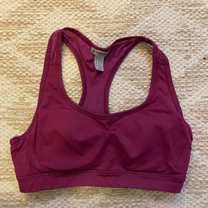 Maroon Sports Bra